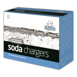 Ezyfizz Soda Chargers CO2 10 Pack x 24 (240 Bulbs)