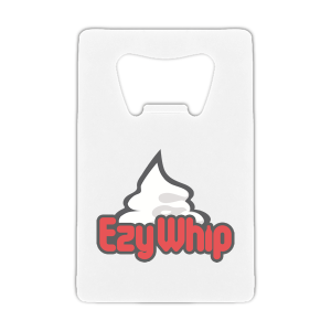 Ezywhip Card Bottle Opener White Limited Edition