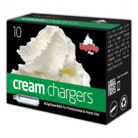 Ezywhip Plus Cream Chargers N2O 8.5g 10 Pack x 6 (60 Bulbs)