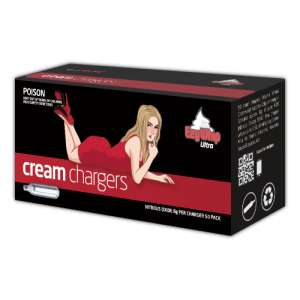 Ezywhip Ultra Cream Chargers N2O 50 Pack (50 Bulbs)