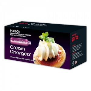 Mosa Pro Cream Chargers N2O 8.5g 24 Pack (24 Bulbs)