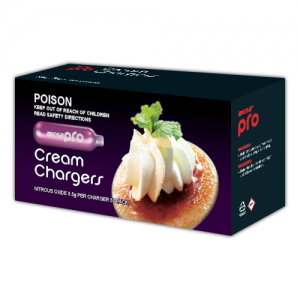 Mosa Pro Cream Chargers N2O 8.5g 50 Pack (50 Bulbs)