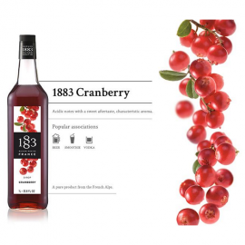 1883 Maison Routin Syrup Cranberry 1.0L