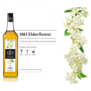 1883 Maison Routin Syrup Elderflower 1.0L