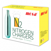 Mosa Nitrogen Chargers N2 10 Pack x 12 (120 Bulbs)