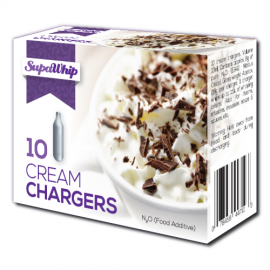 Supawhip Cream Chargers N2O 10 Pack (10 Bulbs)