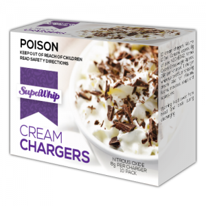 Supawhip Cream Chargers N2O 10 Pack (10 Bulbs)